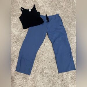 PINK Victoria's Secret Blue Lounge Pants and Tank